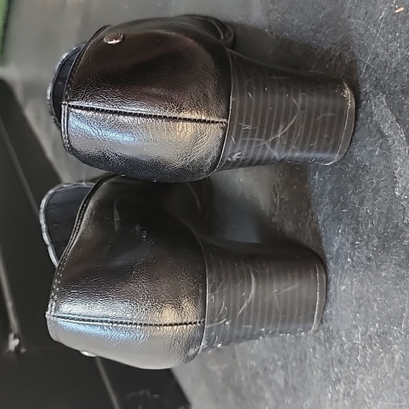 Life Stride Scholarly Black Soft System Flex Stacked Heel Size 10 - Picture 4 of 5